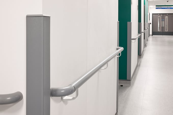 Effective wall protection at Grange University Hospital