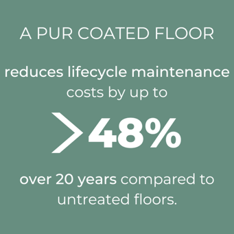 48%+ reduction on flooring maintenance