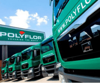 Polyflor UK's fleet of trucks